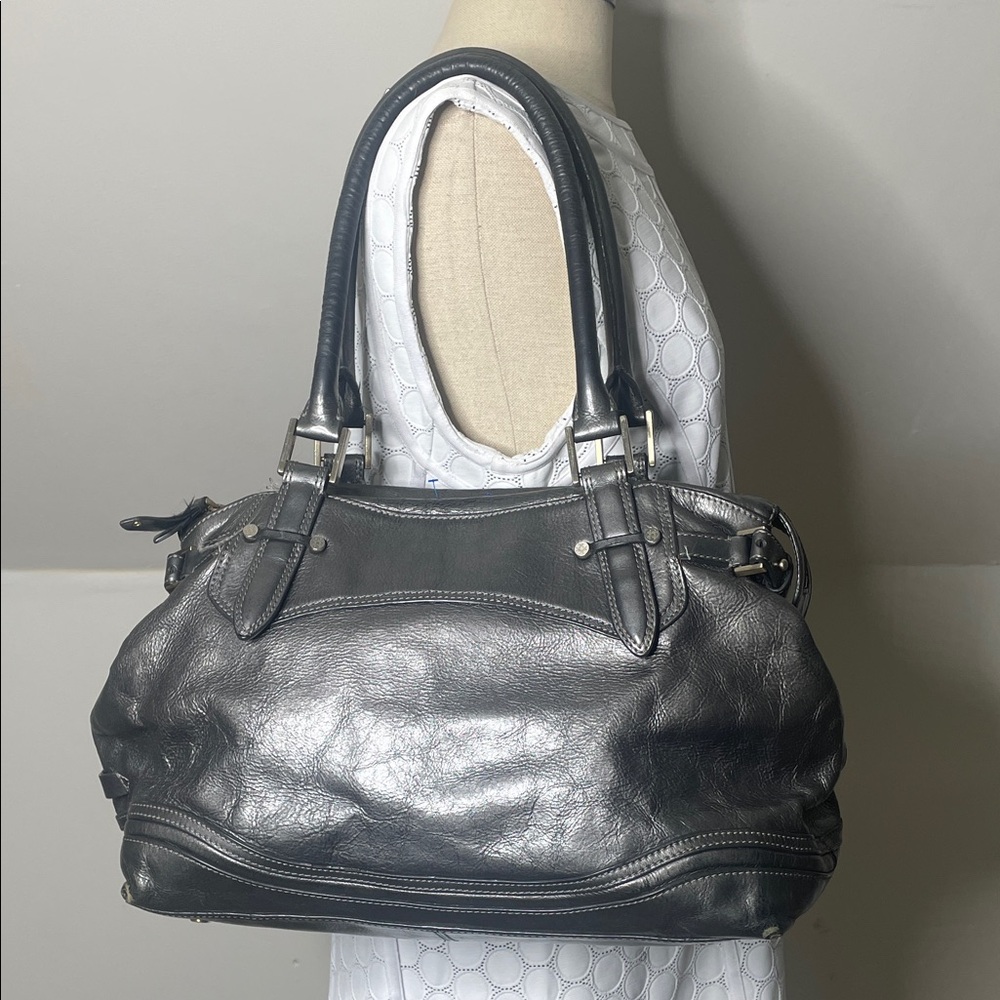 Cole Haan Metallic Silver Shoulder Bag
